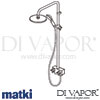 Matki EX917 cO Elixir Classic Exposed Mixer with Curved Wall Assembly Spare Parts